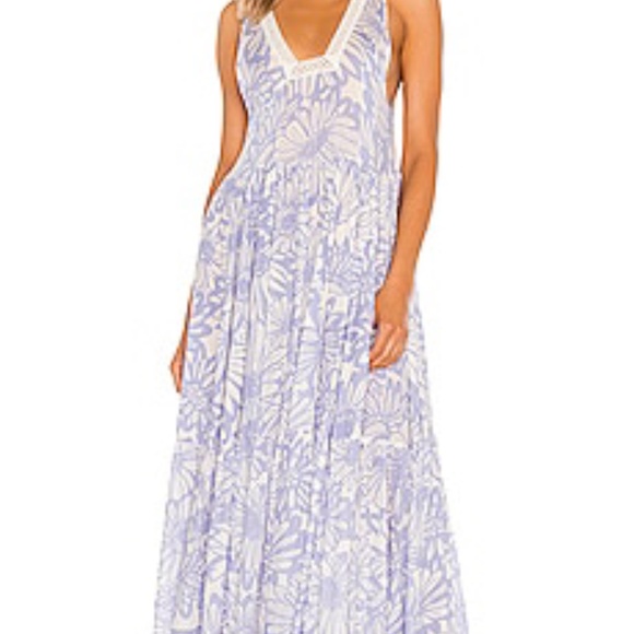 Free People Dresses & Skirts - Free People Tiers For You Maxi Dress in Lavender Combo sz XS NWT $168R